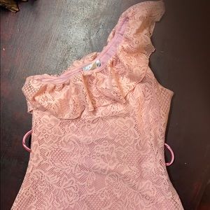 Minimi single strap one shoulder dress